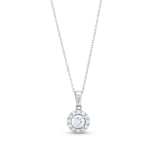 Open Heart Diamond Necklace, .25 Carat, 14K White Gold – Fortunoff