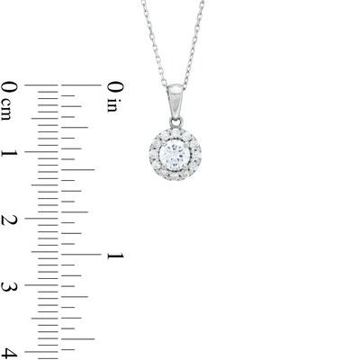 0.50 CT. T.W. Diamond Frame Pendant in 10K White Gold (J/I3)