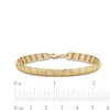 Fancy Link Bracelet in 10K Gold - 7.25"