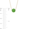 Thumbnail Image 4 of 8.0mm Jade Ball Necklace and Stud Earrings Set in 14K Gold