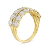 Thumbnail Image 2 of 1.00 CT. T.W. Diamond Miracle Double Row Band in 10K Gold