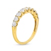 Thumbnail Image 3 of 0.25 CT. T.W. Diamond Miracle Nine Stone Band in 10K Two-Tone Gold