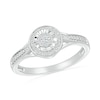 Thumbnail Image 0 of 0.116 CT. T.W. Diamond Frame Ring in Sterling Silver