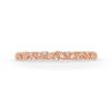 Diamond Accent Vine Vintage-Style Band in 10K Rose Gold