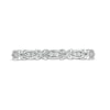 0.04 CT. T.W. Diamond "X" Flower Station Stackable Band in 10K Gold