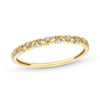 Thumbnail Image 1 of Diamond Accent Vine Vintage-Style Band in 10K Gold