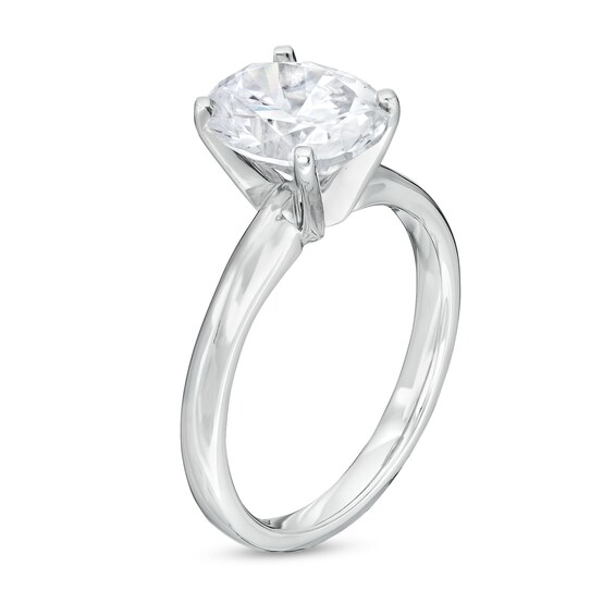 2.00 CT. Oval Certified Lab-Created Diamond Solitaire Engagement Ring in 14K Gold (F/VS2