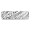 Thumbnail Image 3 of Men's Diamond-Cut Striped 6.0mm Band in 10K White Gold - Size 10