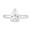 Thumbnail Image 1 of 2.00 CT. Pear-Shaped Certified Lab-Created Diamond Solitaire Engagement Ring in 14K White Gold (F/VS2)