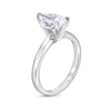 Thumbnail Image 2 of 2.00 CT. Pear-Shaped Certified Lab-Created Diamond Solitaire Engagement Ring in 14K White Gold (F/VS2)