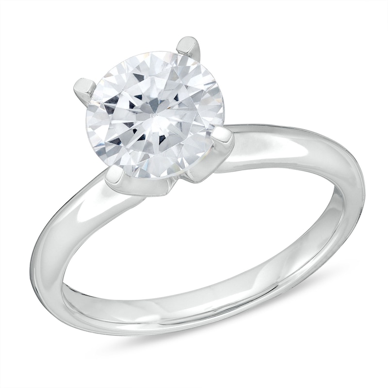 2.00 CT. Certified Lab-Created Diamond Solitaire Engagement Ring in 14K White Gold (F/VS2)