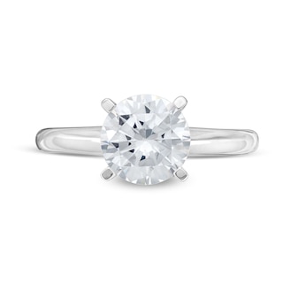 2.00 CT. Certified Lab-Created Diamond Solitaire Engagement Ring in 14K White Gold (F/VS2)