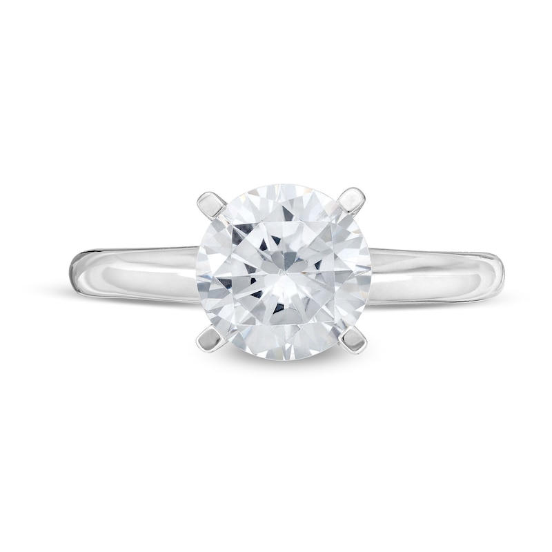 2.00 CT. Certified Lab-Created Diamond Solitaire Engagement Ring in 14K White Gold (F/VS2)|Peoples Jewellers