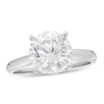 CT. Certified Lab-Created Diamond Solitaire Engagement Ring in 14K White Gold (F/SI2