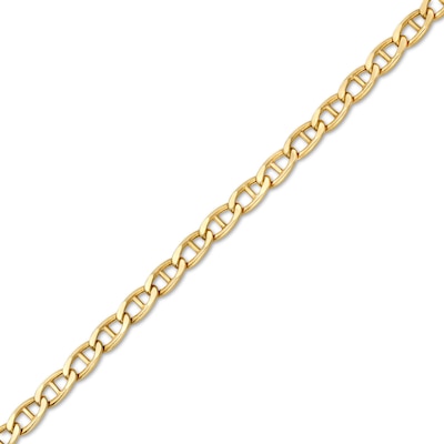 3.3mm Mariner Chain Necklace and Bracelet Set in Hollow 10K Gold