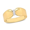 Thumbnail Image 0 of Eternally Bonded Diamond Accent Collar Tie Ring in 14K Gold