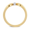 Thumbnail Image 3 of Eternally Bonded Diamond Accent Collar Tie Ring in 14K Gold