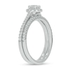 Thumbnail Image 1 of 0.71 CT. T.W. Diamond Frame Hidden Infinity Bridal Set in 10K White Gold