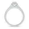 Thumbnail Image 2 of 0.71 CT. T.W. Diamond Frame Hidden Infinity Bridal Set in 10K White Gold