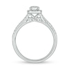 Thumbnail Image 3 of 0.73 CT. T.W. Diamond Cushion Frame Hidden Infinity Bridal Set in 10K White Gold