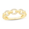 Thumbnail Image 0 of 0.23 CT. T.W. Diamond Chain Link Band in 10K Gold