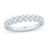 0.29 CT. T.W. Marquise Multi-Diamond Tilted Row Band in 10K White Gold