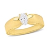 Thumbnail Image 1 of Eternally Bonded 0.50 CT. Oval Diamond Solitaire Engagement Ring in 14K Gold (H/SI2)