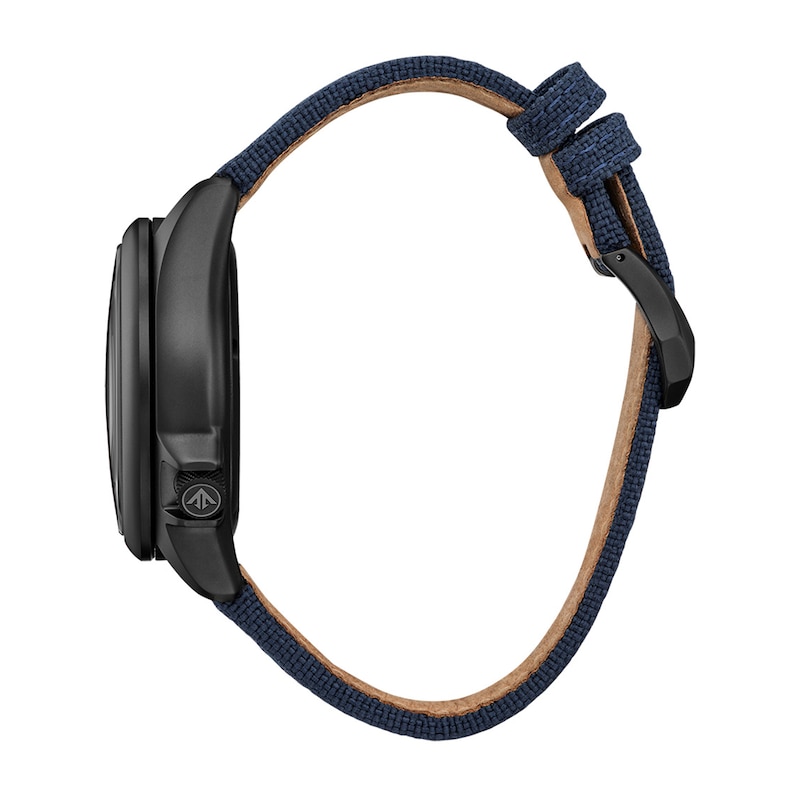 Men's Citizen Eco-Drive® Promaster Dive Dark Blue Super Titanium™ Strap Watch with Blue Dial (Model: BN4065-07L)|Peoples Jewellers