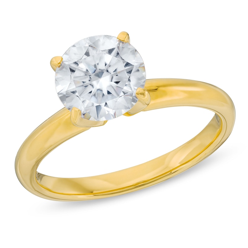 2.00 CT. Certified Lab-Created Diamond Solitaire Engagement Ring in 14K Gold (F/VS2)|Peoples Jewellers