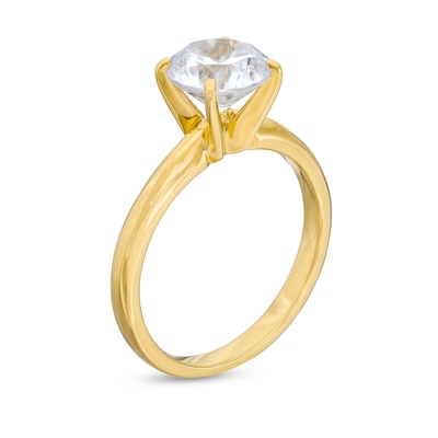 2.00 CT. Certified Lab-Created Diamond Solitaire Engagement Ring in 14K Gold (F/VS2)