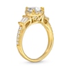 2.00 CT. T.W. Pear-Shaped Certified Lab-Created Diamond Sideways Collar Engagement Ring in 14K Gold (F/SI2