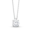 Thumbnail Image 0 of 1.00 CT. Diamond Solitaire Pendant in 10K White Gold (J/I3)