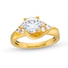 Thumbnail Image 0 of 1.50 CT. T.W. Certified Lab-Created Diamond Tri-Sides Bypass Engagement Ring in 14K Gold (F/SI2)