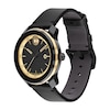 Men's Movado Bold® TR90 Black Strap Watch with Gold-Tone Dial and Date Window (Model: 3601130)