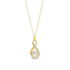 0.25 CT. T.W. Diamond Swirl Infinity Symbol Pendant in 10K Gold