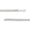 Thumbnail Image 2 of Men's 7.6mm Cuban Curb Chain Necklace in Hollow 14K White Gold - 22"