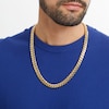 Thumbnail Image 1 of Men's 9.3mm Cuban Curb Chain Necklace in Hollow 10K Gold - 24"