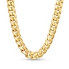 Men's 11.3mm Cuban Curb Chain Necklace in Hollow 10K Gold - 24"