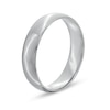 Thumbnail Image 2 of Men's Engravable 5.0mm Comfort-Fit Band in Sterling Silver (1 Line)