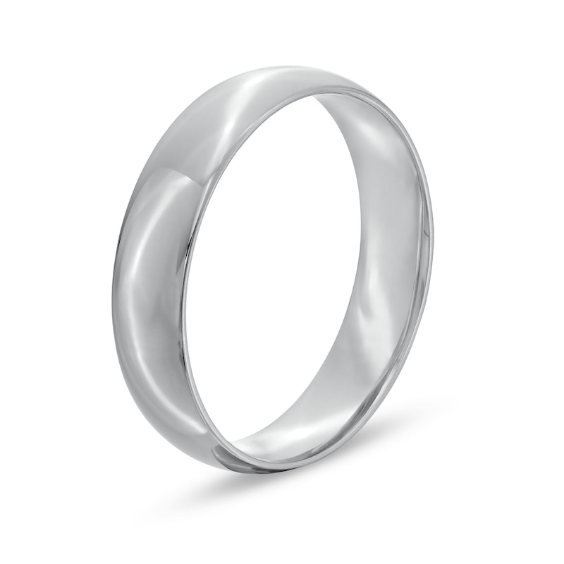 Men's Engravable 5.0mm Comfort-Fit Band in Sterling Silver (1 Line)|Peoples Jewellers