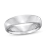 Thumbnail Image 0 of Men's Engravable 5.5mm Euro Comfort-Fit Band in Sterling Silver (1 Line)