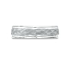 Thumbnail Image 3 of Men's Engravable Hammered 6.0mm Comfort-Fit Band in Sterling Silver (1 Line)