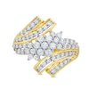 1.00 CT. T.W. Diamond Bypass Ring in 10K Gold