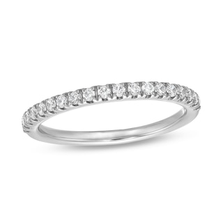 0.25 CT. T.W. Certified Lab-Created Diamond Band in 18K White Gold (F/VS2)