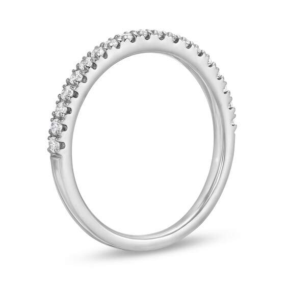 0.25 CT. T.W. Certified Lab-Created Diamond Band in 18K White Gold (F/VS2)