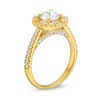 Thumbnail Image 2 of 1.50 CT. T.W. Certified Lab-Created Diamond Art Deco Frame Engagement Ring in 18K Gold (F/VS2)