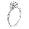 0.50 CT. T.W. Princess-Cut Diamond Miracle Past Present Future® Twist Shank Engagement Ring in 10K White Gold (J/I3)