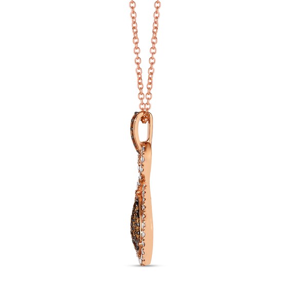 Le Vian® 0.92 CT. T.W. Pear Multi-Diamond Infinity Symbol Pendant in 14K Strawberry Gold™