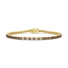 Le Vian® 2.10 CT. T.W. Diamond Tennis Bracelet in 14K Honey Gold™