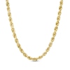 Thumbnail Image 0 of Men's 5.3mm Rope Chain Necklace in Hollow 10K Gold - 24"